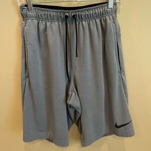 Nike Gray Athletic Shorts with Elastic Waistband